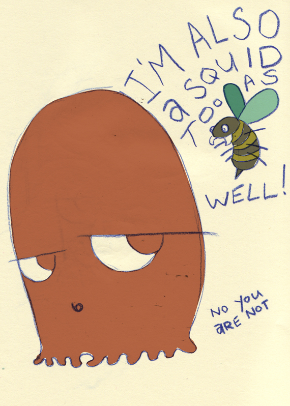 Squid and Bee Squid and Bee