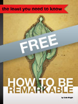 How to Be Remarkable ebook Cover by Colin Wright