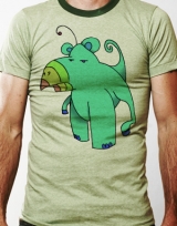 Exile Lifestyle Tshirt Rhino Parrot