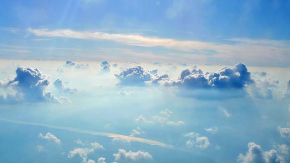 Beautiful cloudy horizon