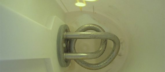 Interior of an Electric Kettle in Bangkok